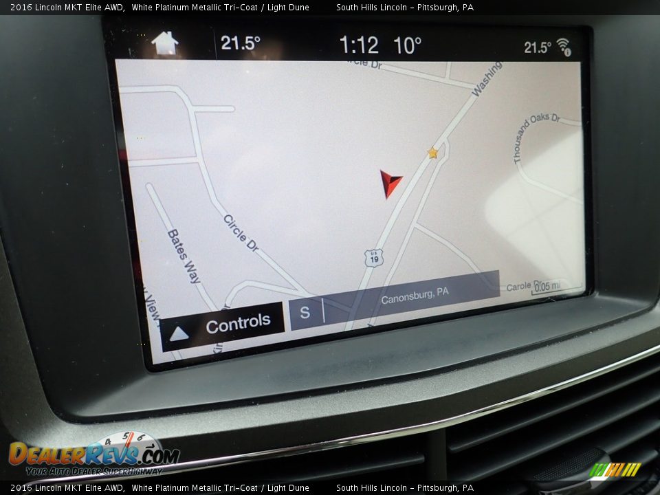 Navigation of 2016 Lincoln MKT Elite AWD Photo #21