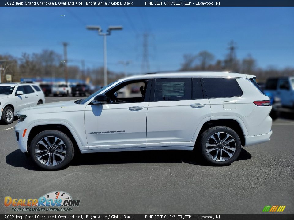 2022 Jeep Grand Cherokee L Overland 4x4 Bright White / Global Black Photo #4