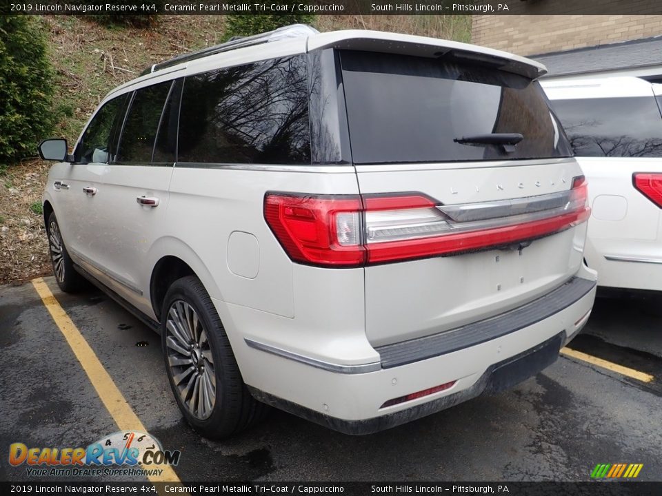 2019 Lincoln Navigator Reserve 4x4 Ceramic Pearl Metallic Tri-Coat / Cappuccino Photo #2