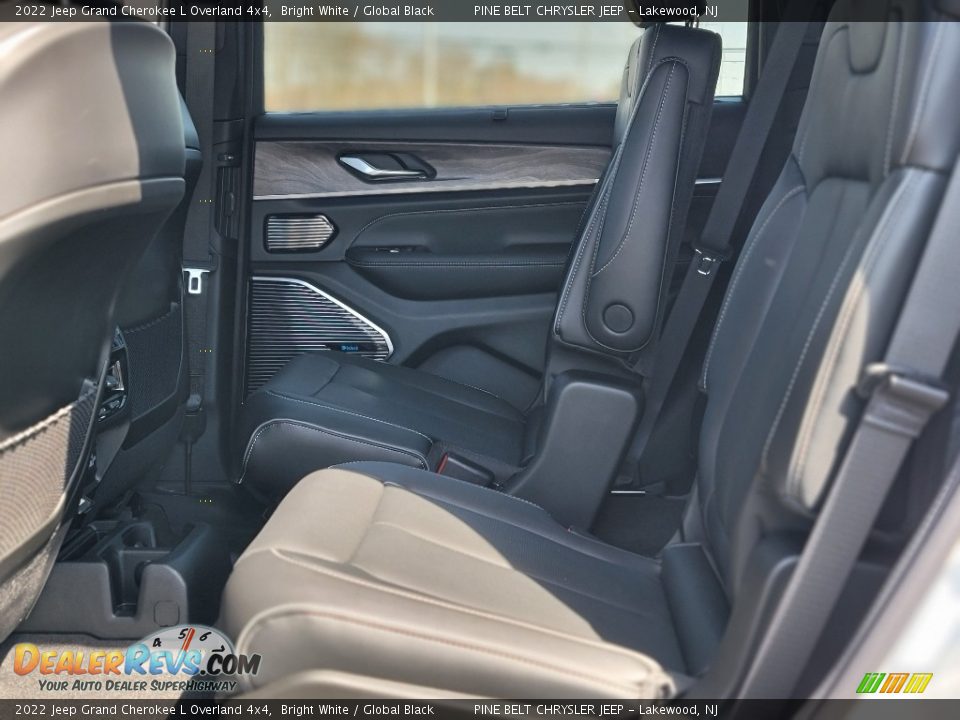 2022 Jeep Grand Cherokee L Overland 4x4 Bright White / Global Black Photo #9
