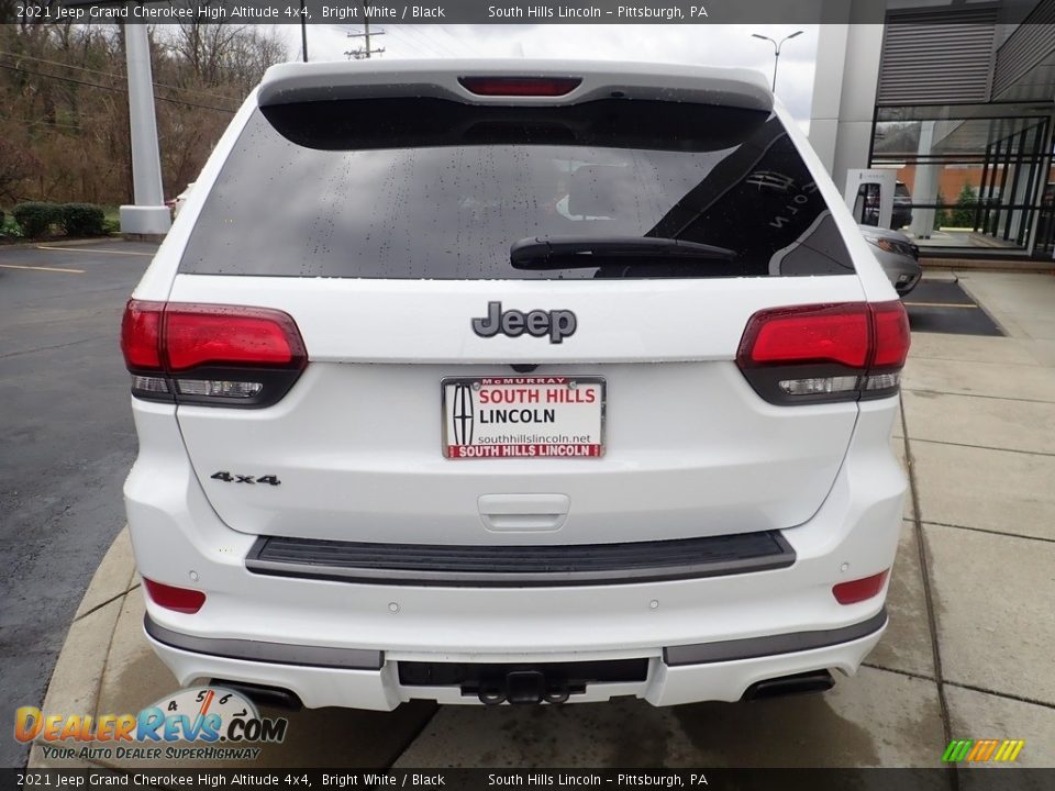 2021 Jeep Grand Cherokee High Altitude 4x4 Bright White / Black Photo #4