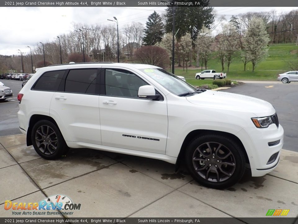 2021 Jeep Grand Cherokee High Altitude 4x4 Bright White / Black Photo #7