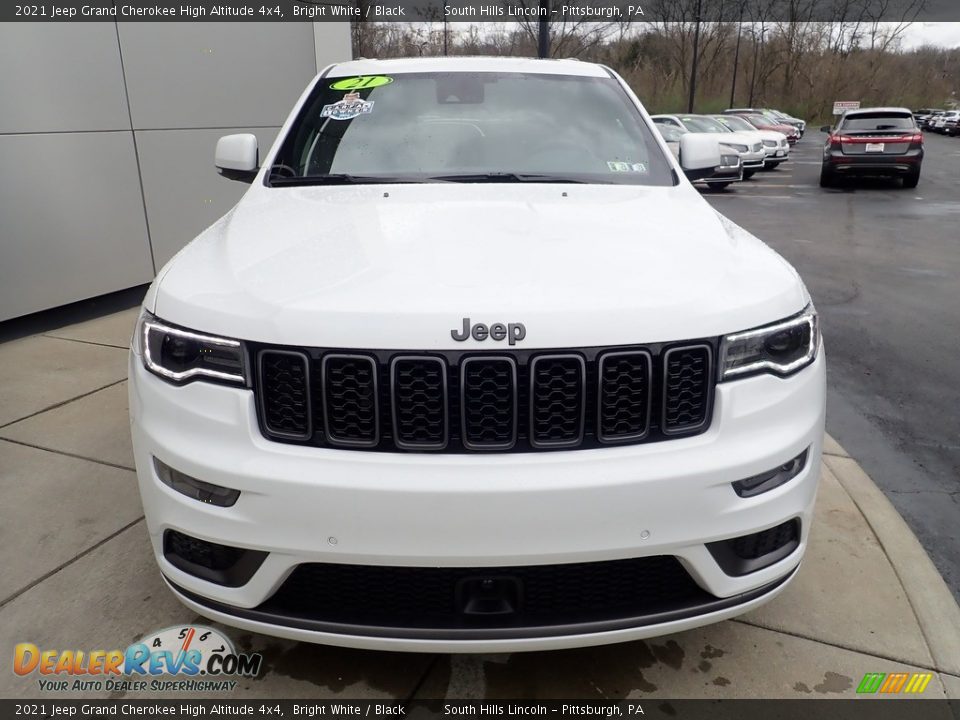 2021 Jeep Grand Cherokee High Altitude 4x4 Bright White / Black Photo #9