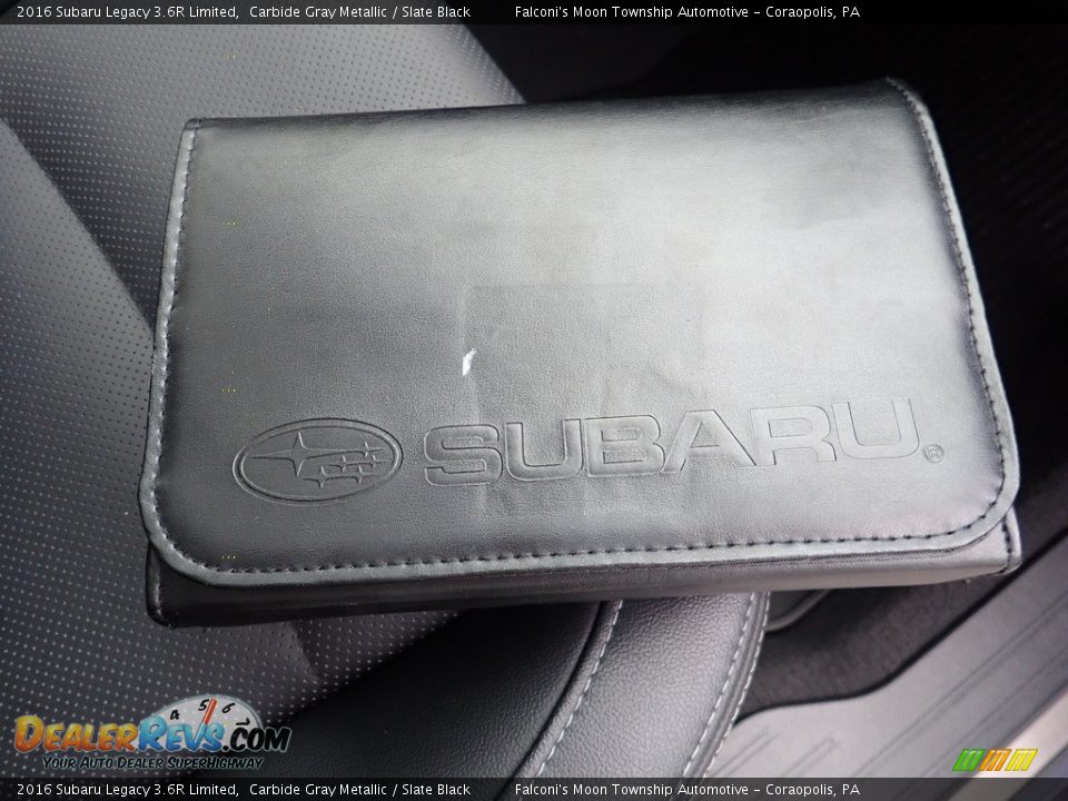 2016 Subaru Legacy 3.6R Limited Carbide Gray Metallic / Slate Black Photo #13