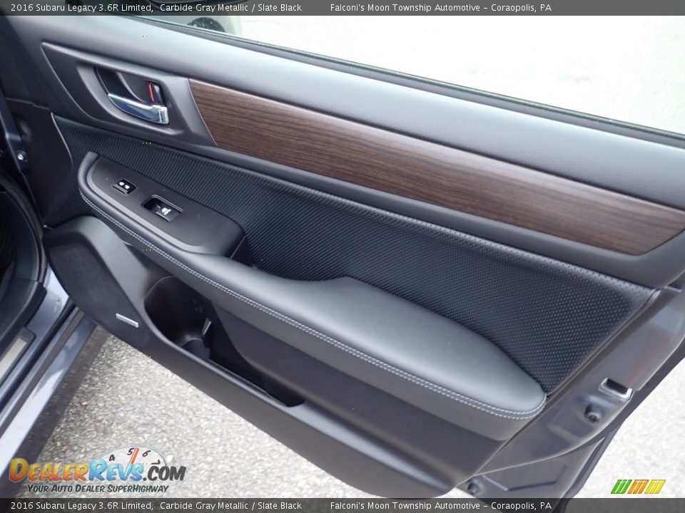 2016 Subaru Legacy 3.6R Limited Carbide Gray Metallic / Slate Black Photo #14
