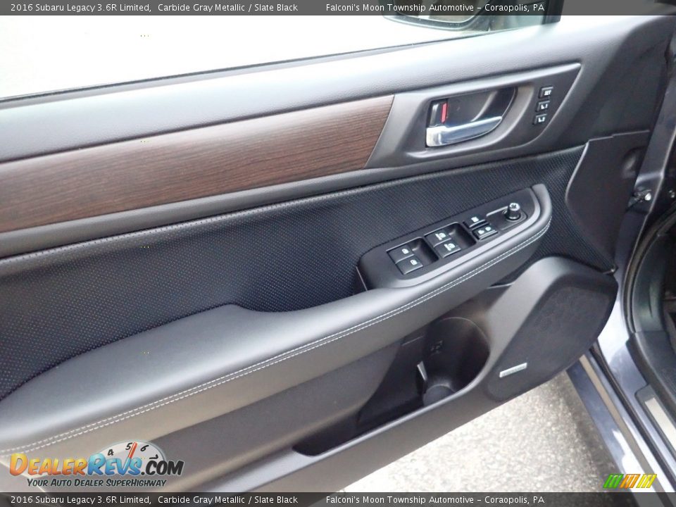2016 Subaru Legacy 3.6R Limited Carbide Gray Metallic / Slate Black Photo #21