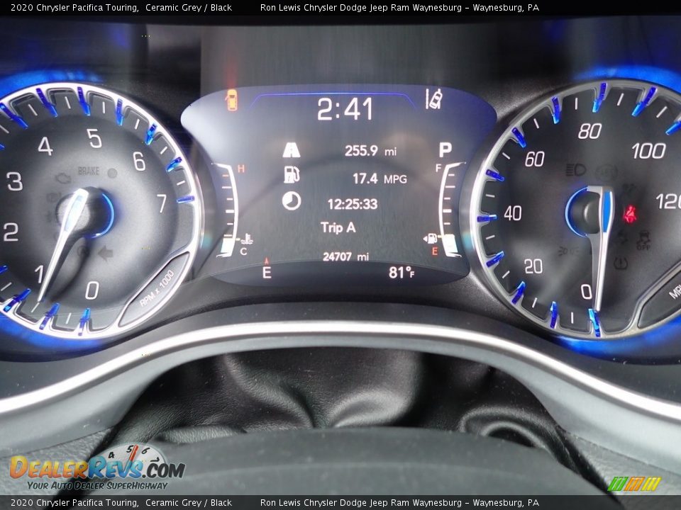 2020 Chrysler Pacifica Touring Ceramic Grey / Black Photo #20