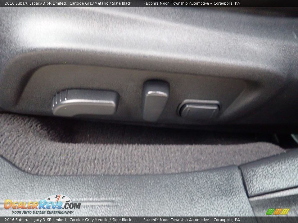 2016 Subaru Legacy 3.6R Limited Carbide Gray Metallic / Slate Black Photo #22