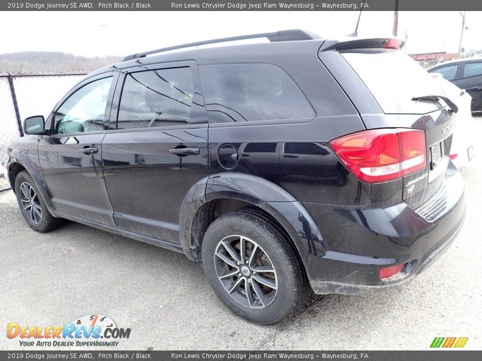 2019 Dodge Journey SE AWD Pitch Black / Black Photo #2