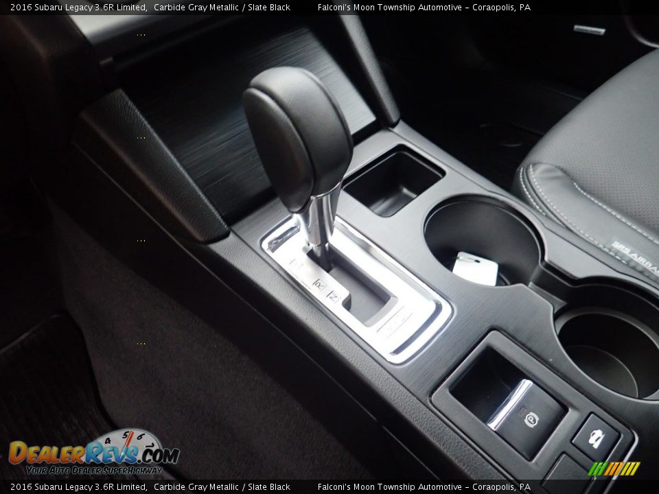 2016 Subaru Legacy 3.6R Limited Carbide Gray Metallic / Slate Black Photo #24