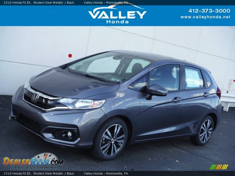 2019 Honda Fit EX Modern Steel Metallic / Black Photo #1