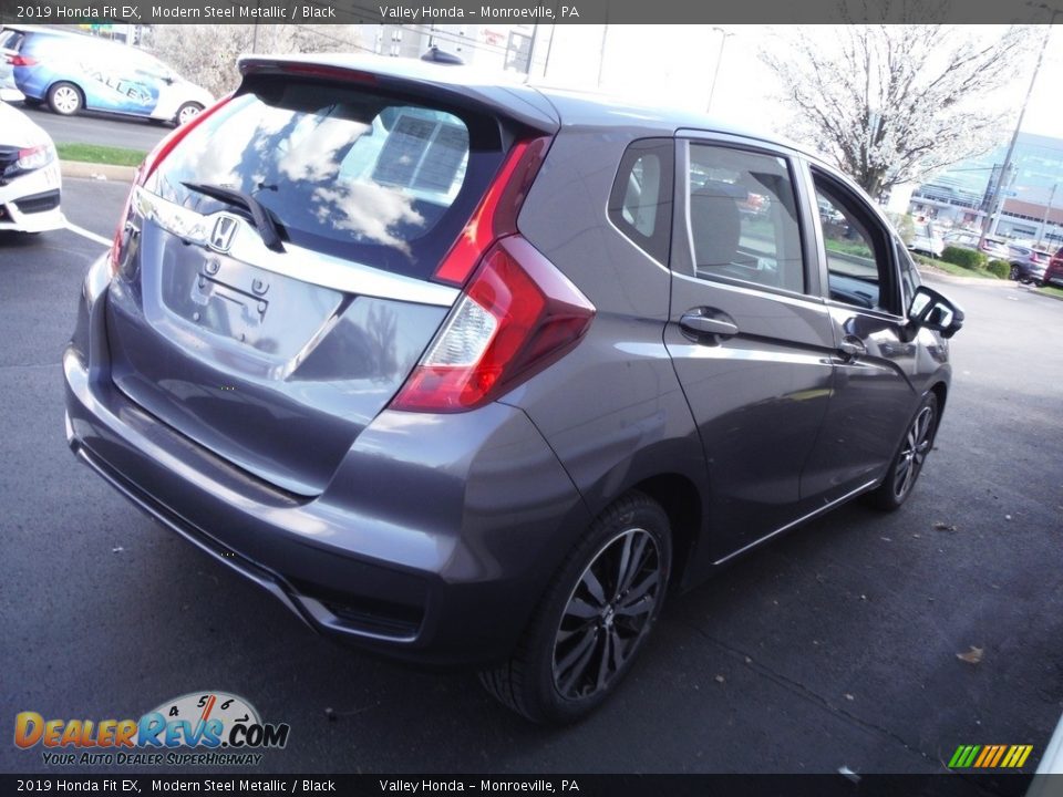 2019 Honda Fit EX Modern Steel Metallic / Black Photo #6