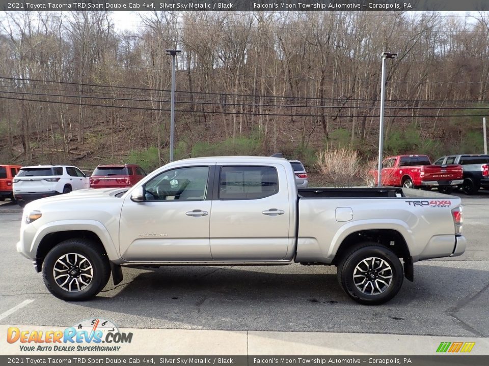2021 Toyota Tacoma TRD Sport Double Cab 4x4 Silver Sky Metallic / Black Photo #5