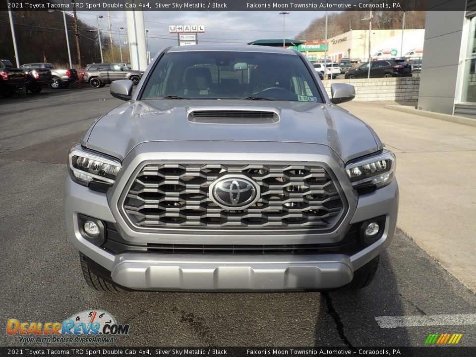 2021 Toyota Tacoma TRD Sport Double Cab 4x4 Silver Sky Metallic / Black Photo #7