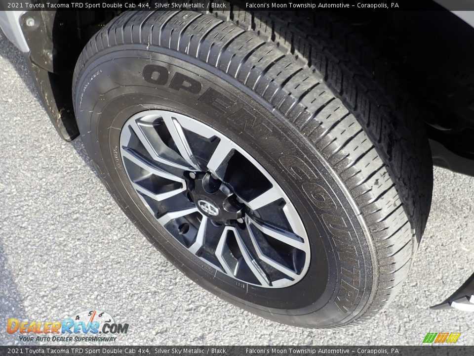 2021 Toyota Tacoma TRD Sport Double Cab 4x4 Silver Sky Metallic / Black Photo #9