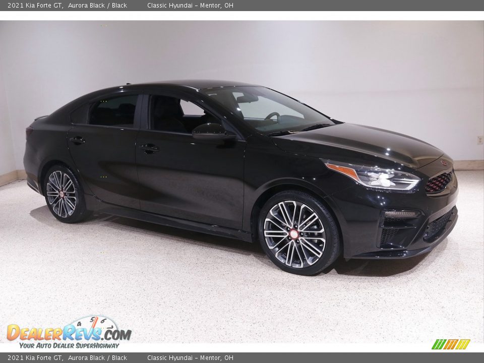 2021 Kia Forte GT Aurora Black / Black Photo #1