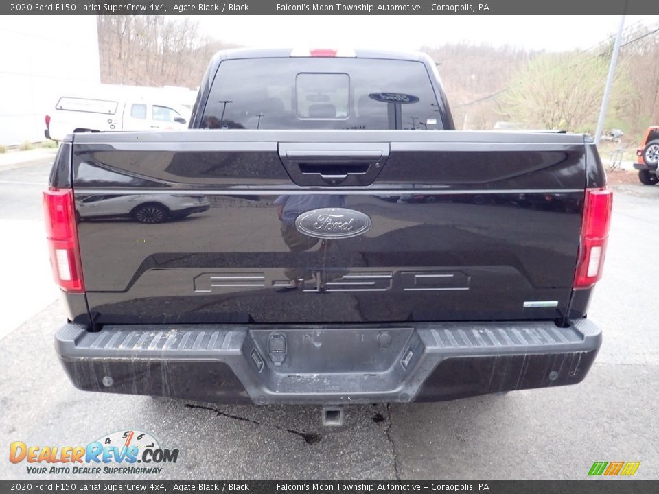 2020 Ford F150 Lariat SuperCrew 4x4 Agate Black / Black Photo #3