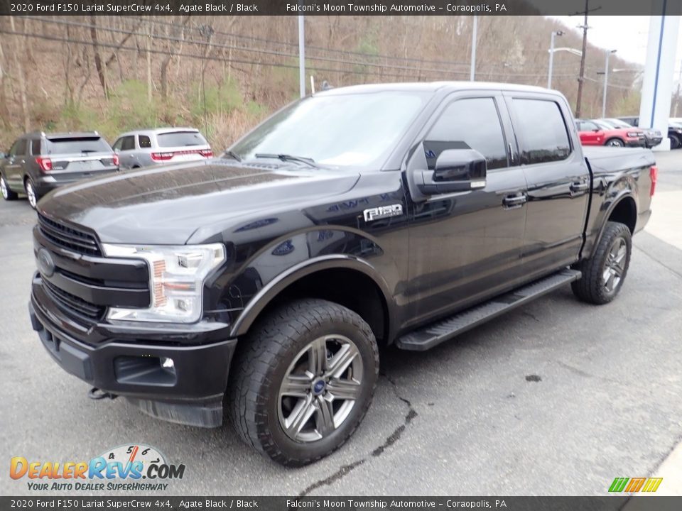 Front 3/4 View of 2020 Ford F150 Lariat SuperCrew 4x4 Photo #6