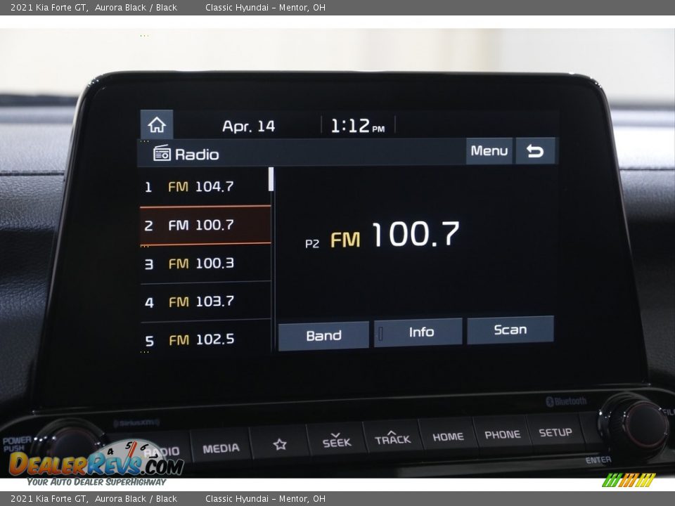 2021 Kia Forte GT Aurora Black / Black Photo #10