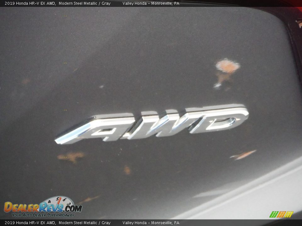 2019 Honda HR-V EX AWD Modern Steel Metallic / Gray Photo #8