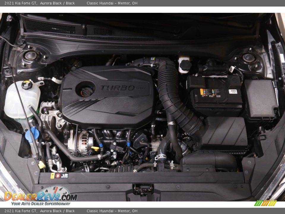 2021 Kia Forte GT Aurora Black / Black Photo #18