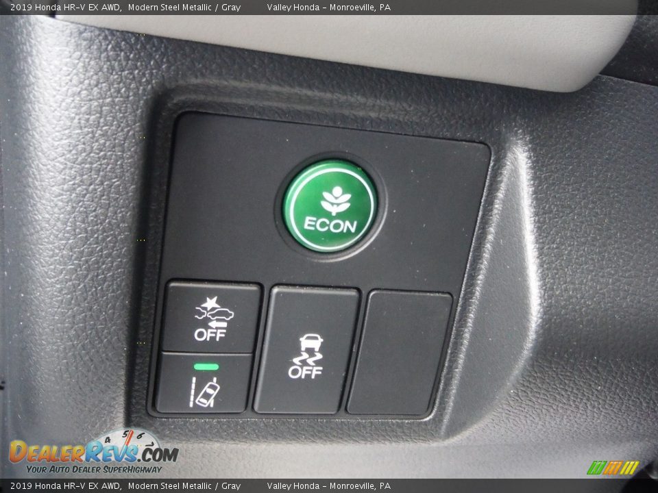 2019 Honda HR-V EX AWD Modern Steel Metallic / Gray Photo #14
