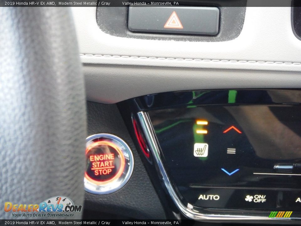 2019 Honda HR-V EX AWD Modern Steel Metallic / Gray Photo #17