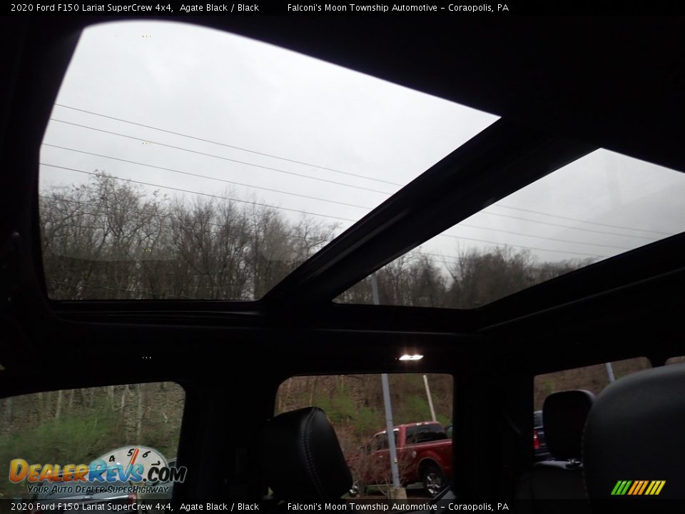 2020 Ford F150 Lariat SuperCrew 4x4 Agate Black / Black Photo #24