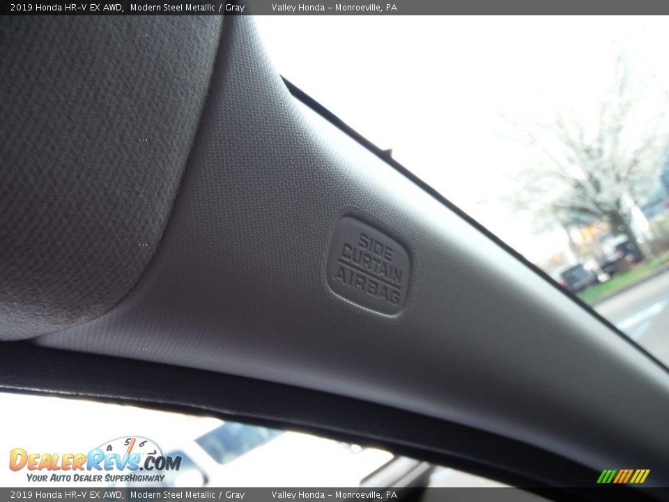 2019 Honda HR-V EX AWD Modern Steel Metallic / Gray Photo #24