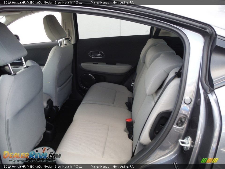 2019 Honda HR-V EX AWD Modern Steel Metallic / Gray Photo #25