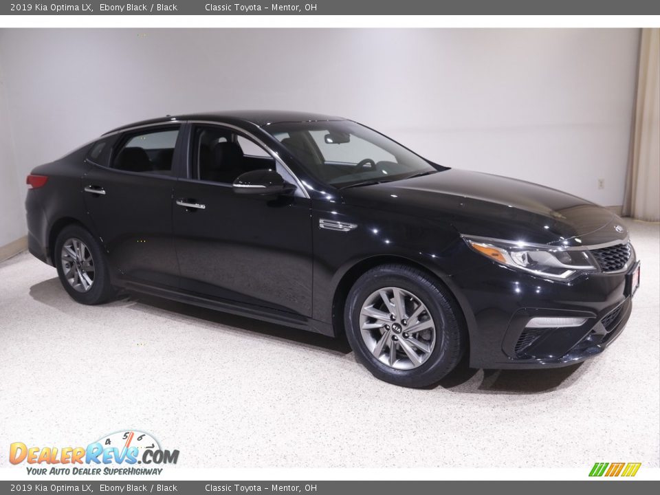 2019 Kia Optima LX Ebony Black / Black Photo #1