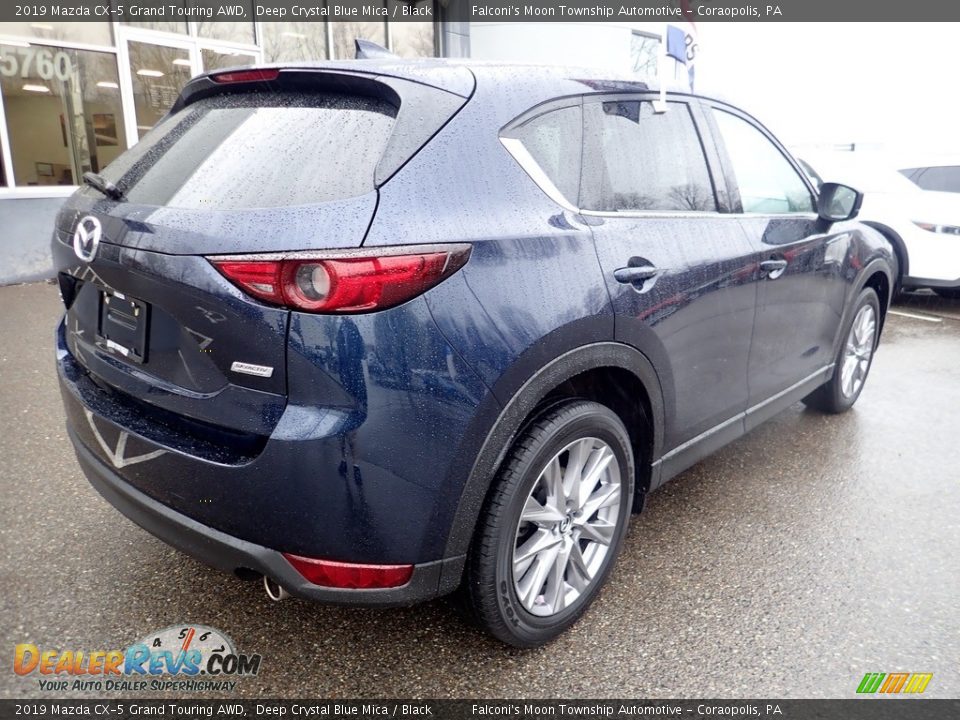 2019 Mazda CX-5 Grand Touring AWD Deep Crystal Blue Mica / Black Photo #2