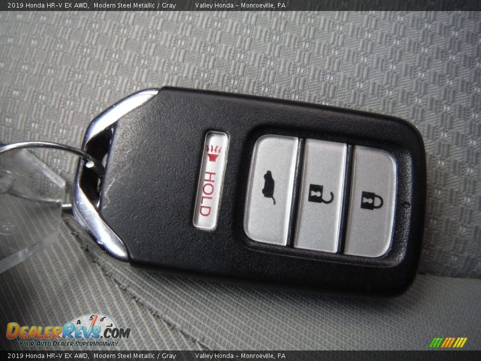 2019 Honda HR-V EX AWD Modern Steel Metallic / Gray Photo #29