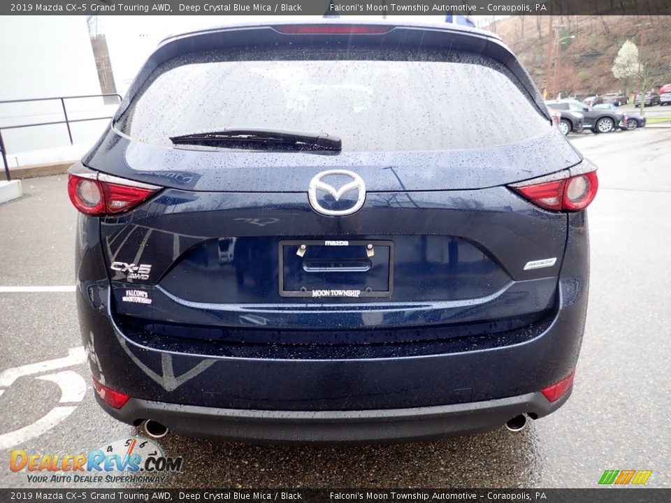 2019 Mazda CX-5 Grand Touring AWD Deep Crystal Blue Mica / Black Photo #3