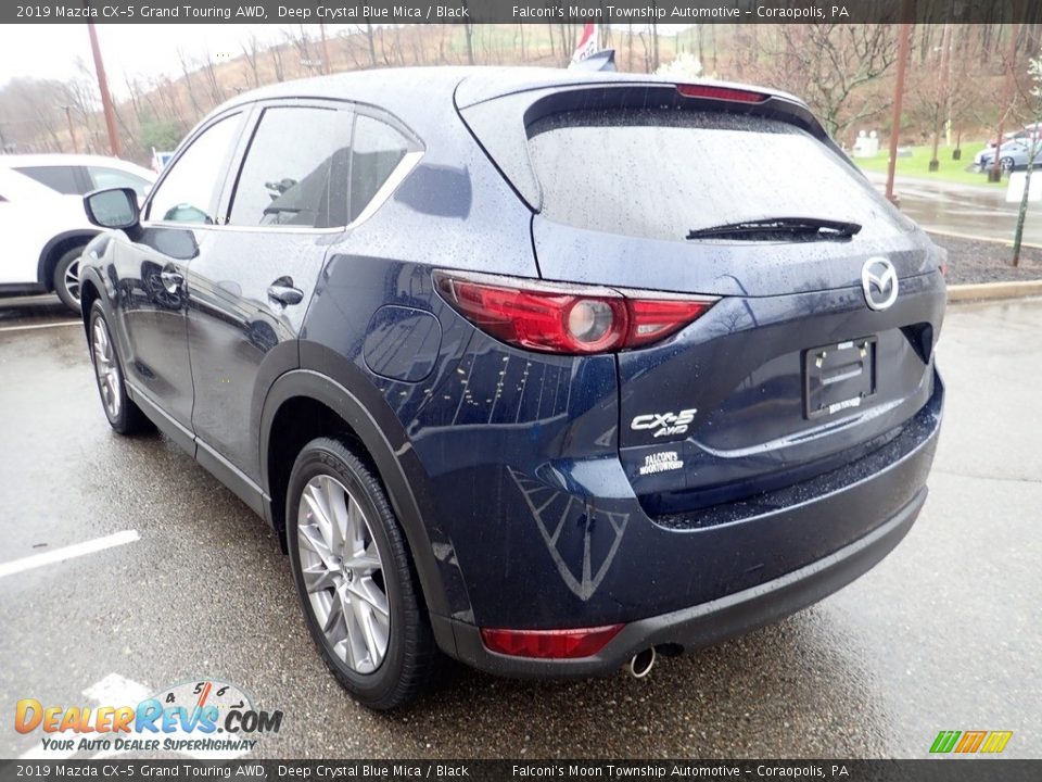 2019 Mazda CX-5 Grand Touring AWD Deep Crystal Blue Mica / Black Photo #5