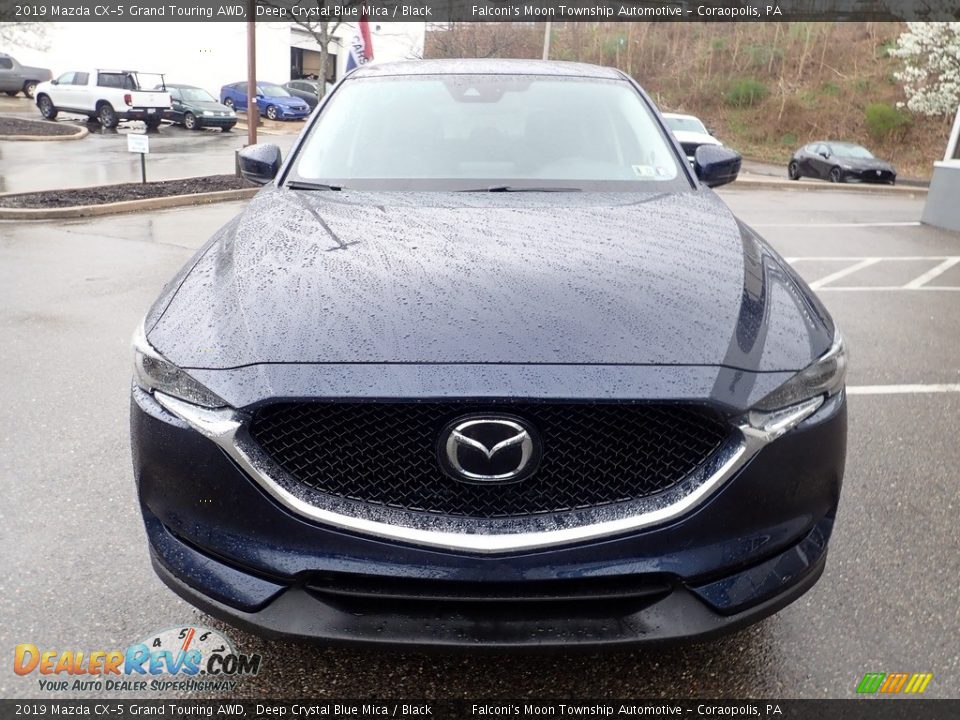 2019 Mazda CX-5 Grand Touring AWD Deep Crystal Blue Mica / Black Photo #8