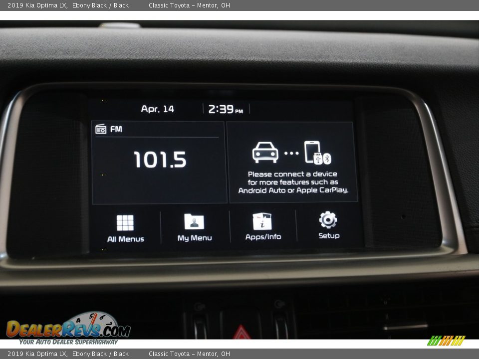 2019 Kia Optima LX Ebony Black / Black Photo #10