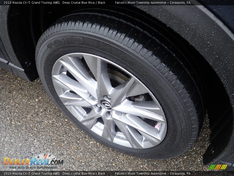 2019 Mazda CX-5 Grand Touring AWD Deep Crystal Blue Mica / Black Photo #10