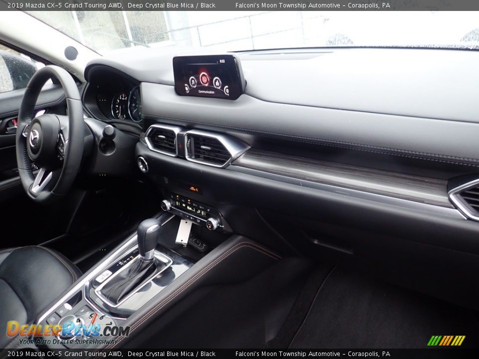 2019 Mazda CX-5 Grand Touring AWD Deep Crystal Blue Mica / Black Photo #12