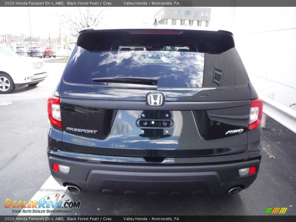 2020 Honda Passport EX-L AWD Black Forest Pearl / Gray Photo #9