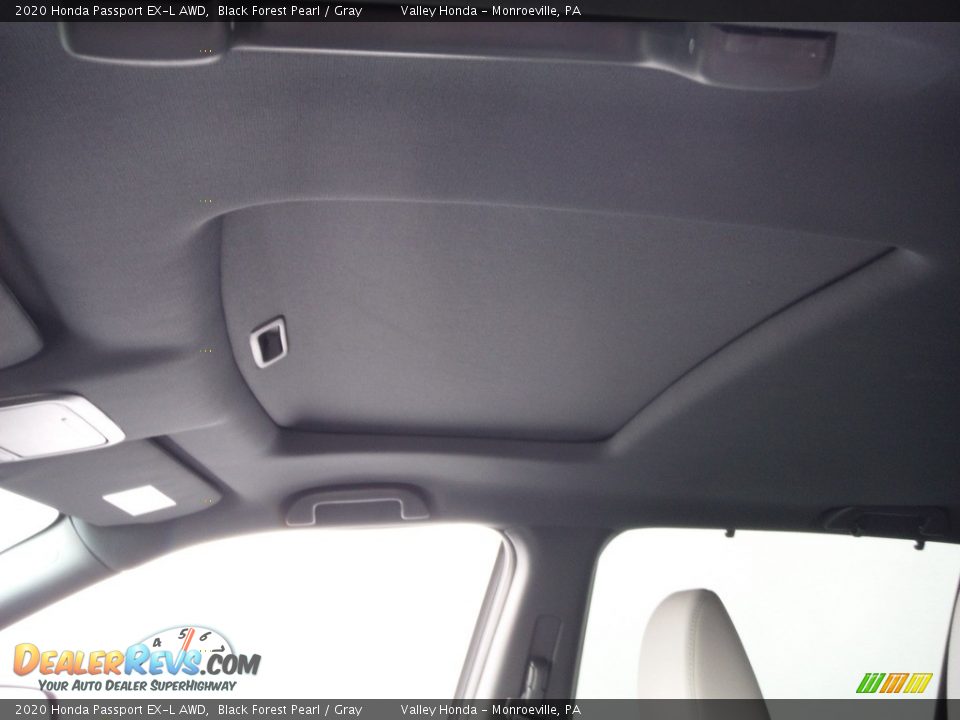 2020 Honda Passport EX-L AWD Black Forest Pearl / Gray Photo #10