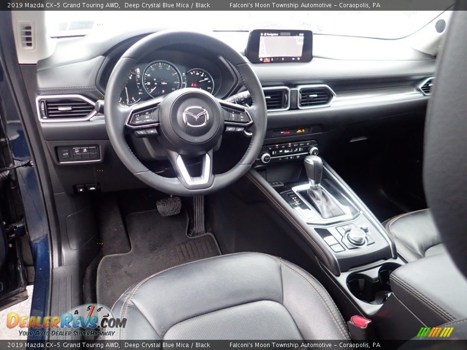 2019 Mazda CX-5 Grand Touring AWD Deep Crystal Blue Mica / Black Photo #19