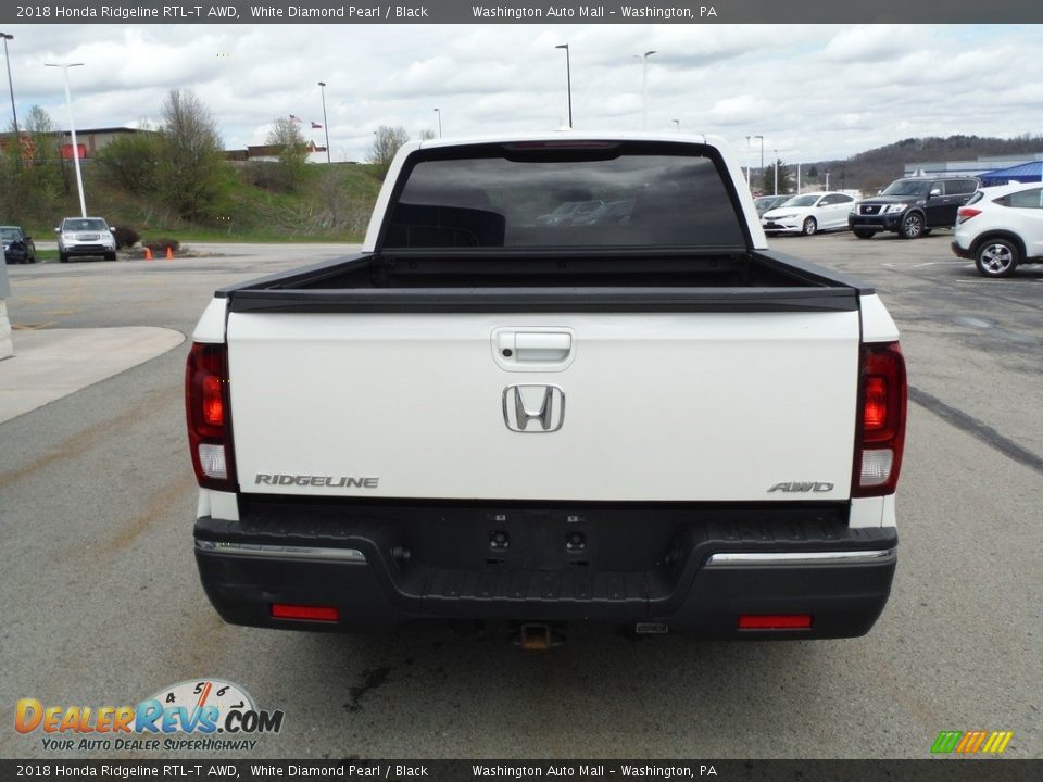 2018 Honda Ridgeline RTL-T AWD White Diamond Pearl / Black Photo #8