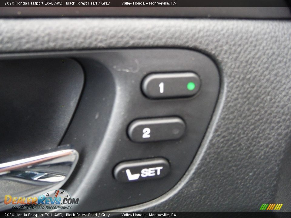 2020 Honda Passport EX-L AWD Black Forest Pearl / Gray Photo #14