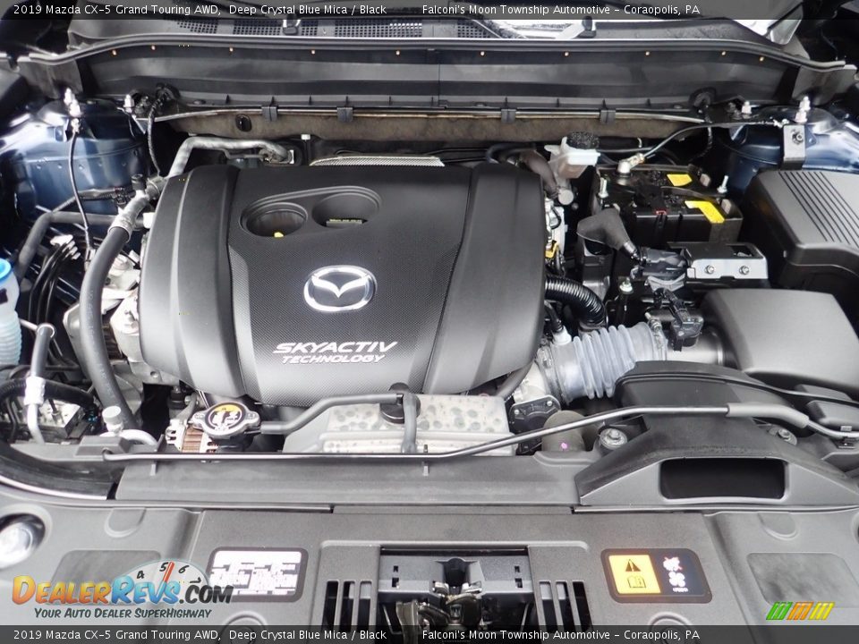 2019 Mazda CX-5 Grand Touring AWD Deep Crystal Blue Mica / Black Photo #27