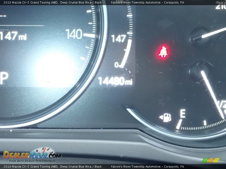 2019 Mazda CX-5 Grand Touring AWD Deep Crystal Blue Mica / Black Photo #29