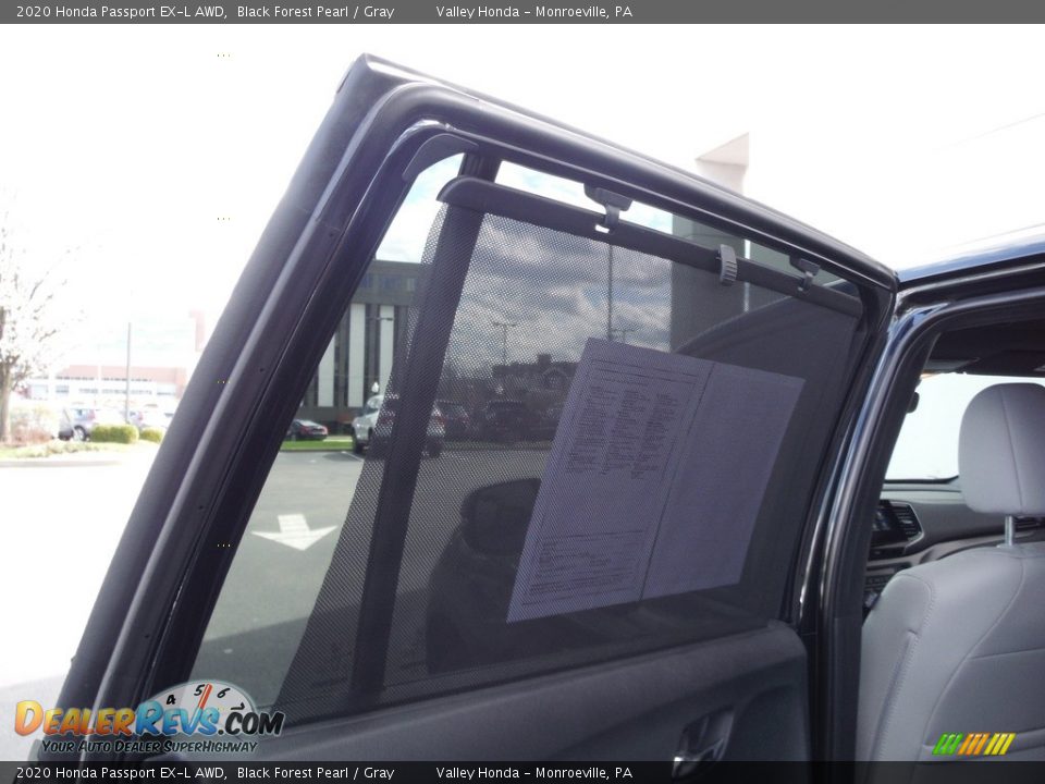 2020 Honda Passport EX-L AWD Black Forest Pearl / Gray Photo #28