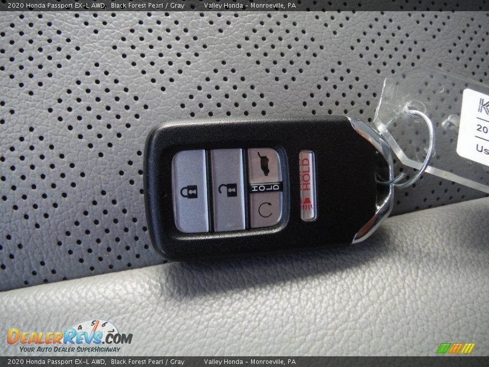 2020 Honda Passport EX-L AWD Black Forest Pearl / Gray Photo #32