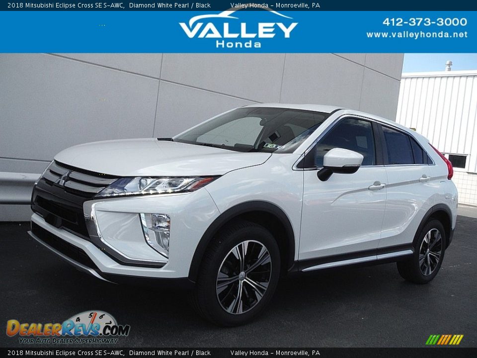 2018 Mitsubishi Eclipse Cross SE S-AWC Diamond White Pearl / Black Photo #1