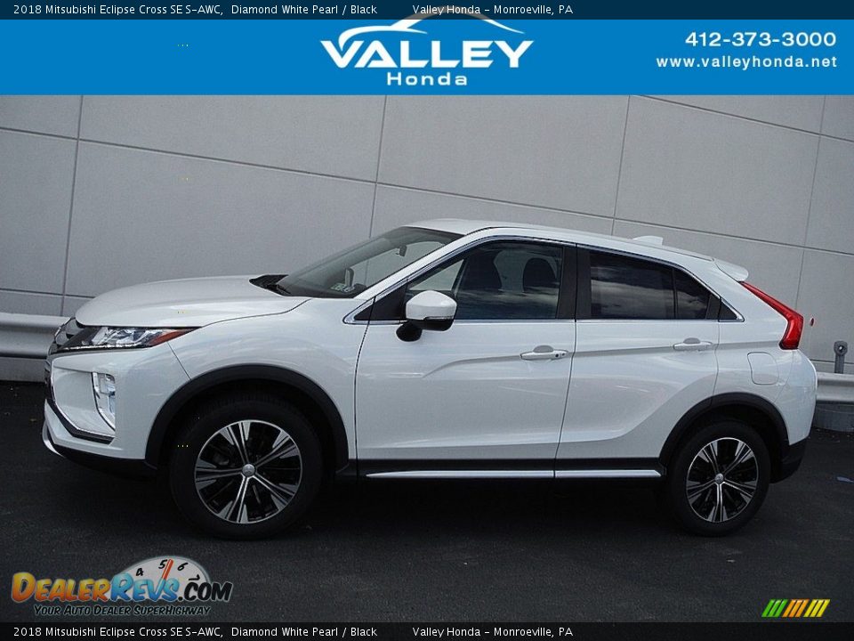 2018 Mitsubishi Eclipse Cross SE S-AWC Diamond White Pearl / Black Photo #2